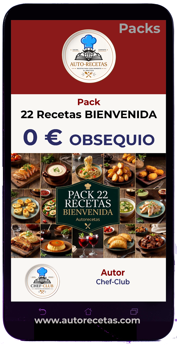 AUTO RECETAS 22 recetas BIENVENIDA