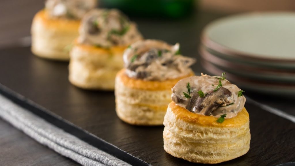 Vol-au-vent de Champiñones y Foie