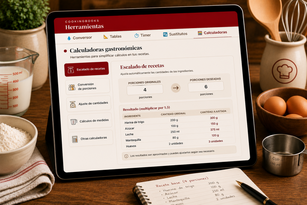 Calculadoras Gatronómicas
