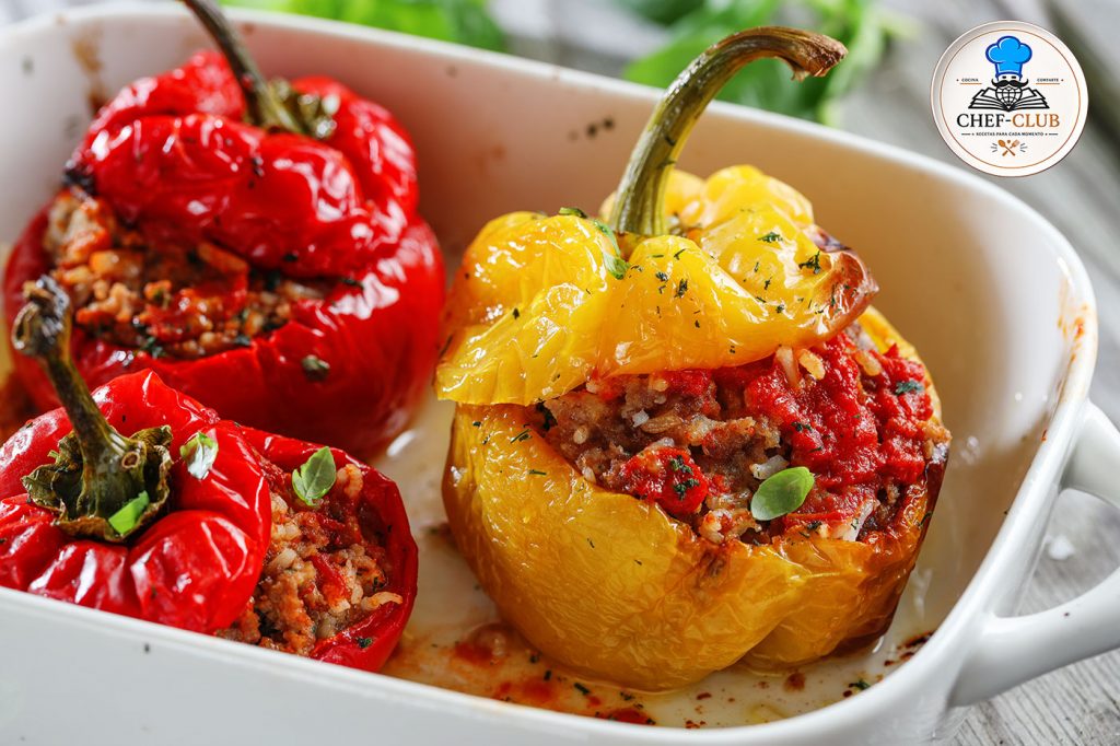 Pimientos Rellenos de Carne