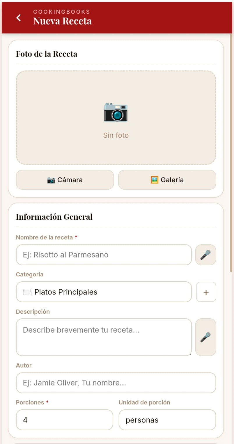 AUTORECETAS - Crear Nueva Receta 1