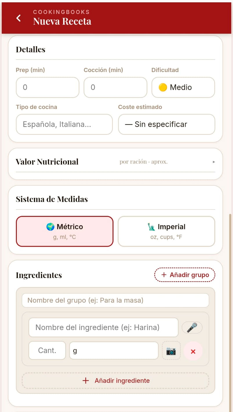 AUTORECETAS - Crear Nueva Receta 2
