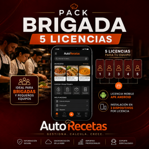 Pack BRIGADA 5 Licencias