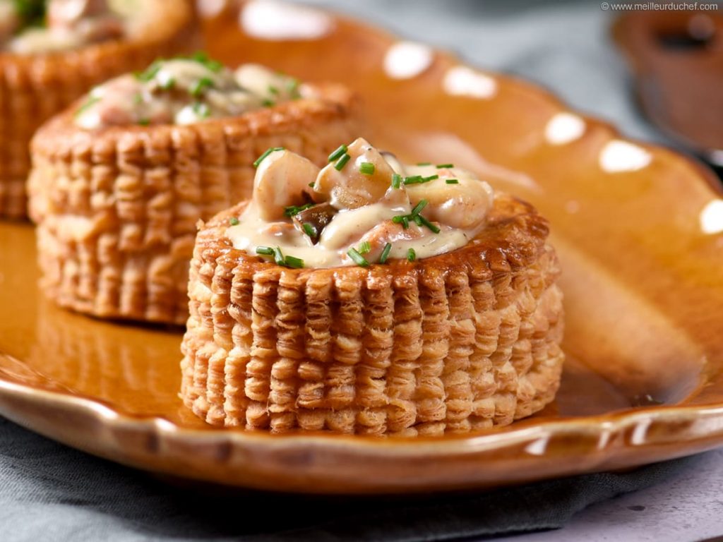 Vol-au-vent de Champiñones y Foie