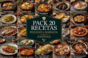 Pack 20 Recetas de PESCADOS y MARISCOS