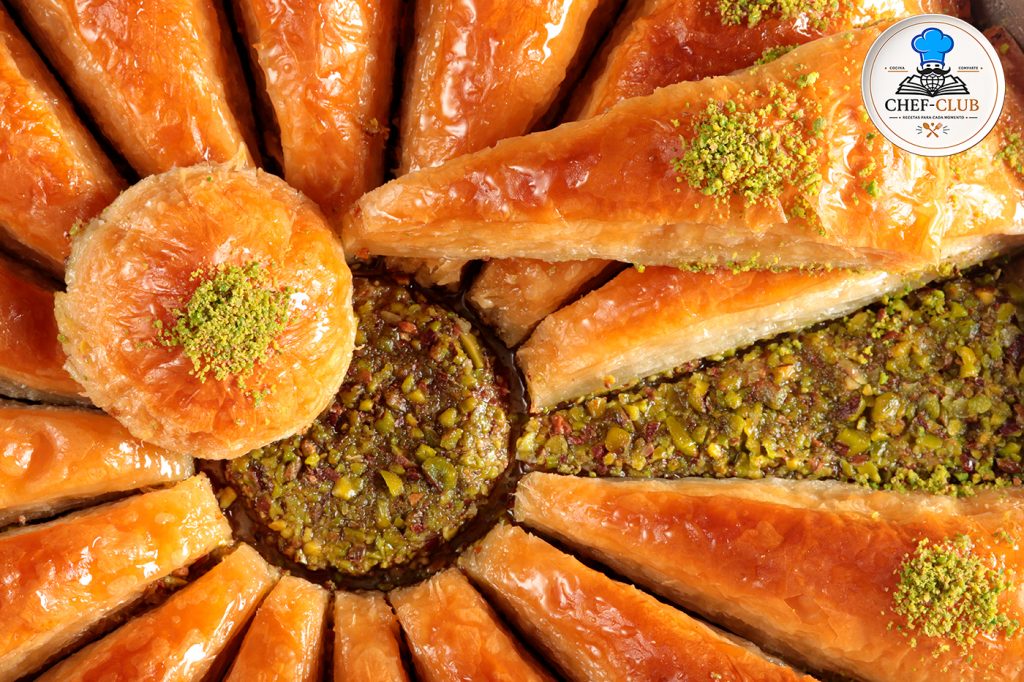 Baklava de pistachos y nueces — Turquía / Mediterráneo oriental