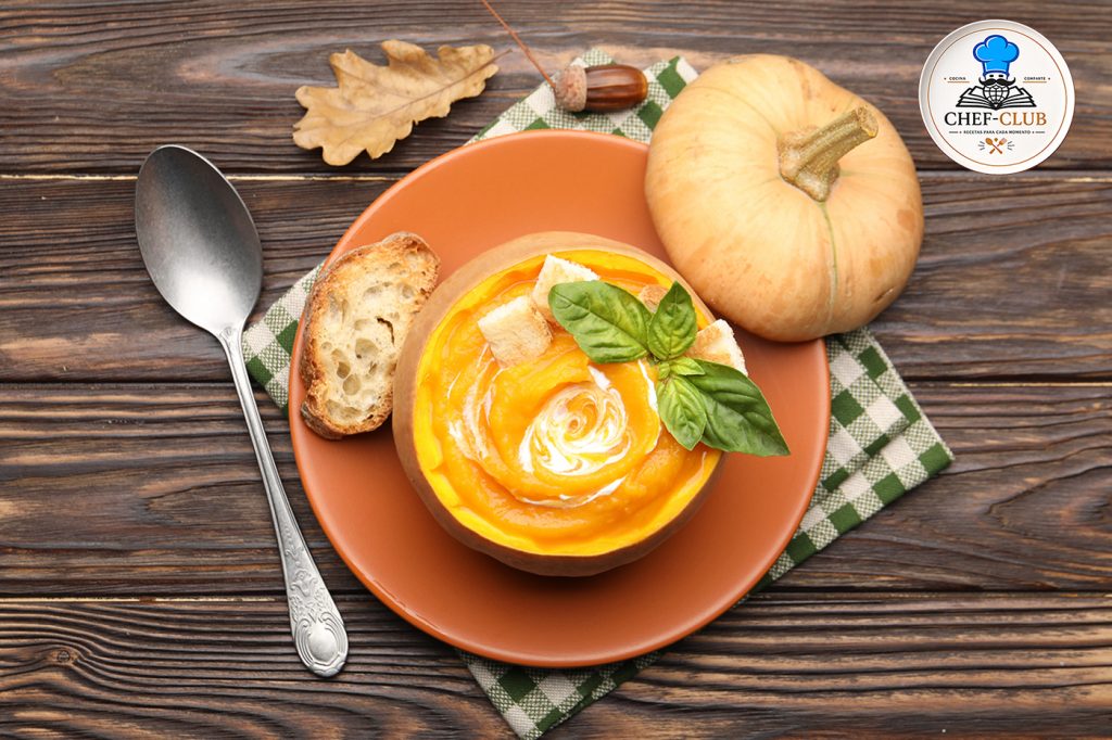 Crema de calabaza y jengibre