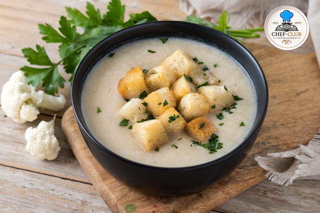 Crema Dubarry de coliflor