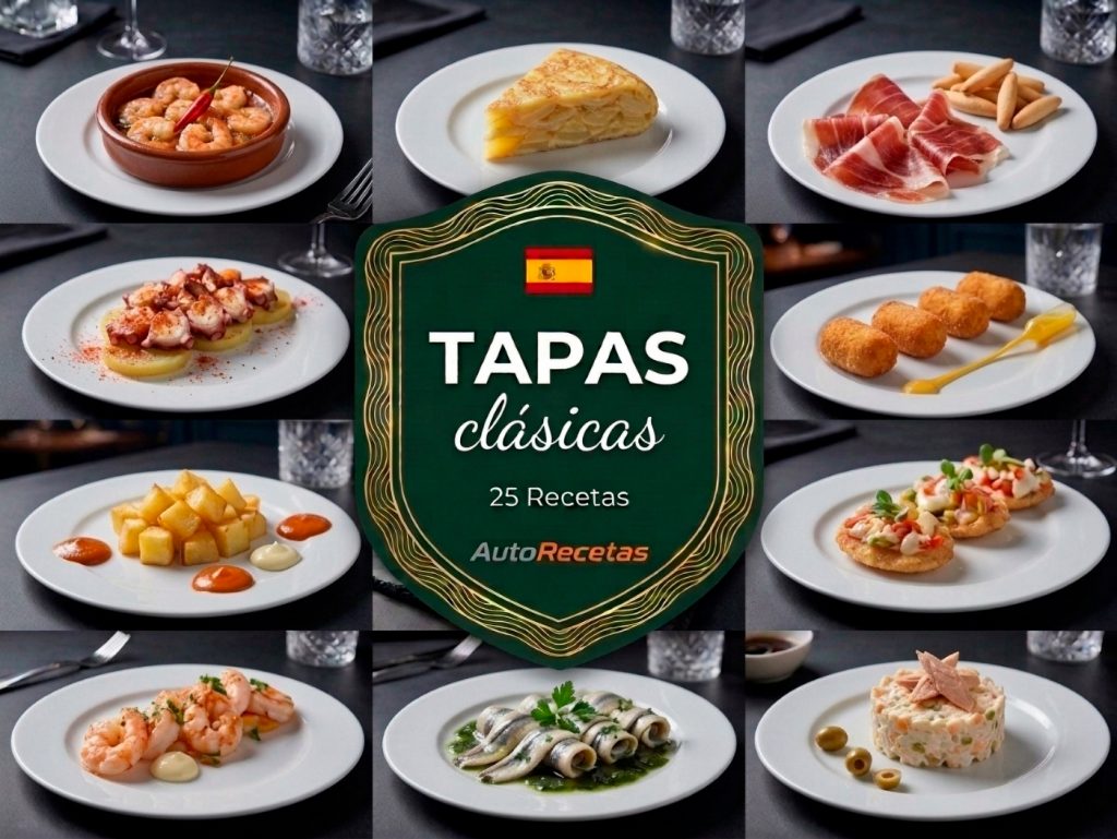 Pack 26 Rcetas TAPAS Clásicas AutoRecetas