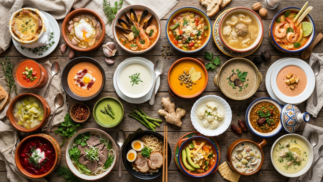 Buffet Pack 22 SOPAS y Cremas del mundo AutoRecetas