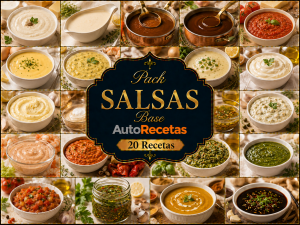 Pack 20 SALSAS Base AutoRecetas