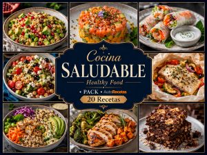 Pack 20 Recetas Cocina SALUDALE (Healthy Food)