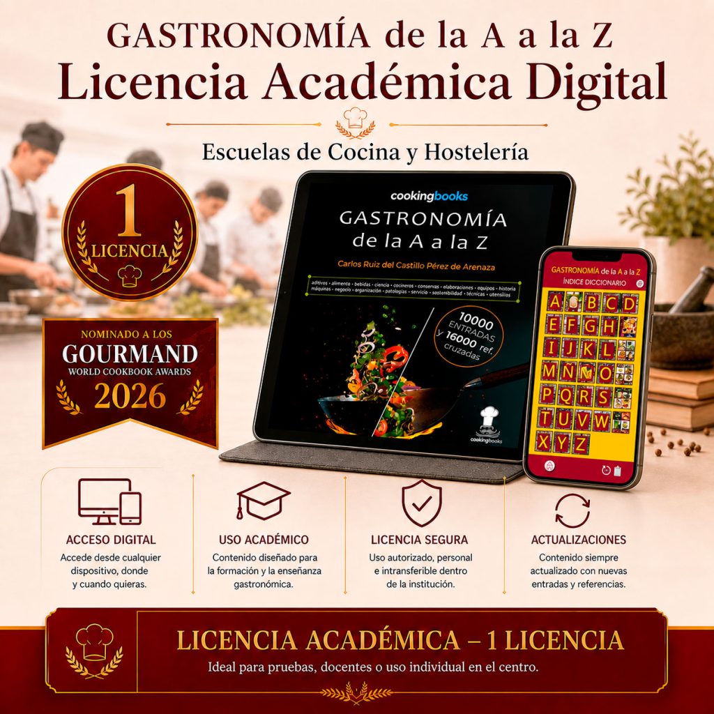 1 Licencia Académica Diccionaro "GASTRNOMÍA de la A a la Z"