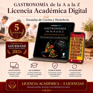 5 Licencias Académicas Diccionaro "GASTRNOMÍA de la A a la Z"