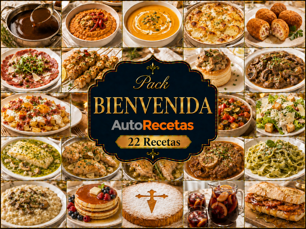 Pack 22 Rcetas BIENVENIDA AutoRecetas OBSEQUIO