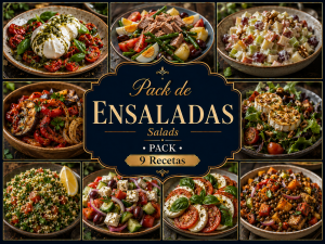 Pack 9 Recetas ENSALADAS AutoRecetas