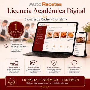 5 Licencias AutoRecetas para Escuelas de Cocina y Hostelería