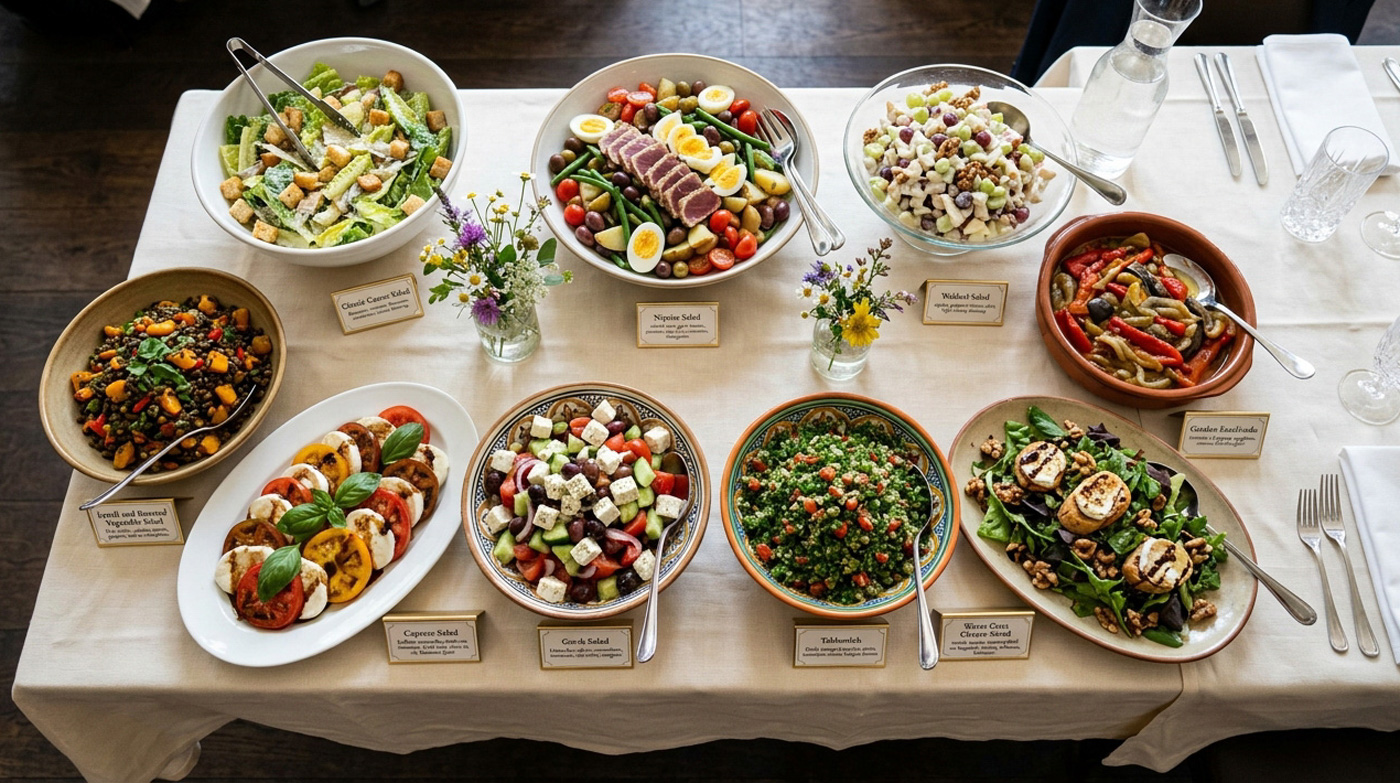 Buffet Comprar 9 ENSALADAS AutoRecetas
