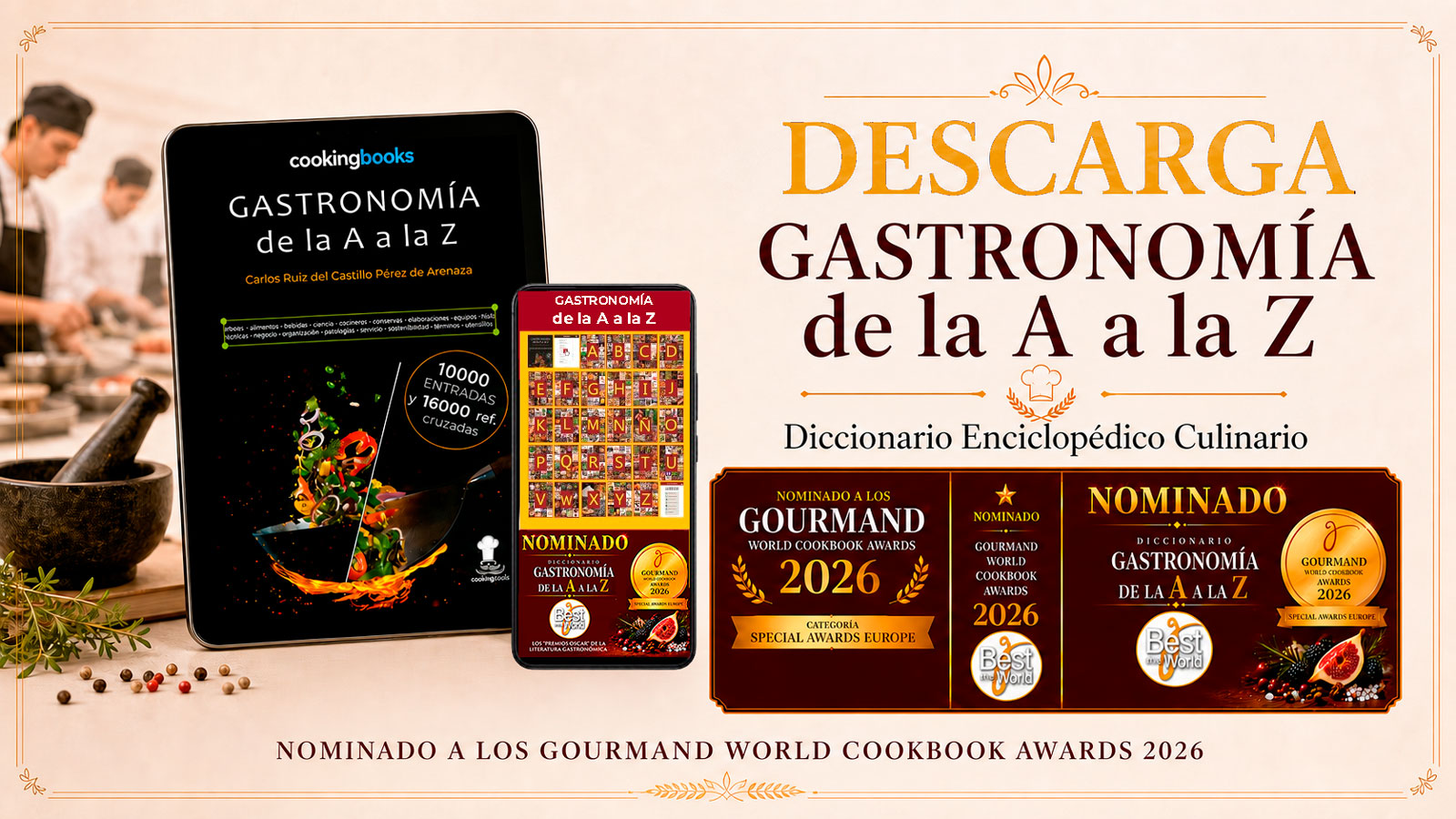 Descargar eBook Diccionario Enciclopédico Culinario "GASTRONOMÍA de la A a la Z"